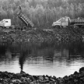 Река Теча - место сброса радиационных отходов. 1957 год