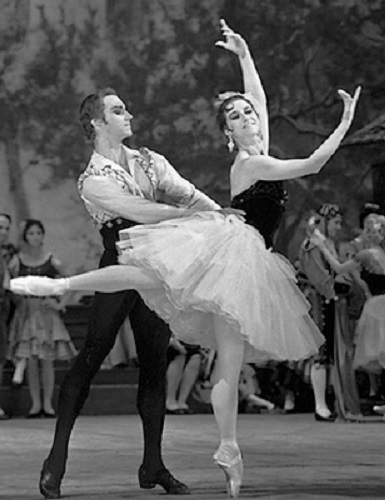 Фото: Балет Большого театра Дон Кихот. Майя Плисецкая и Марис Лиепа, 1968 год