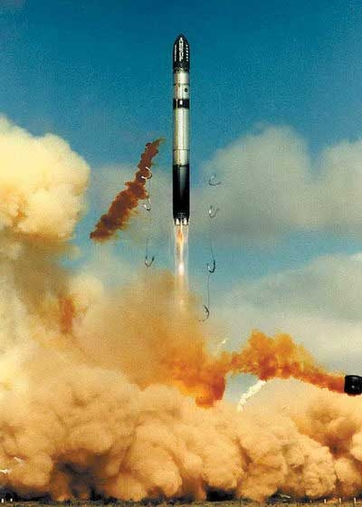 Фото: Межконтинентальная баллистическая ракета тяжелого класса Р-36М (Сатана), 1978 год