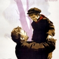 Афиша к фильму Судьба человека, снятому по одноименному рассказу М. Шолохова, 1959 год