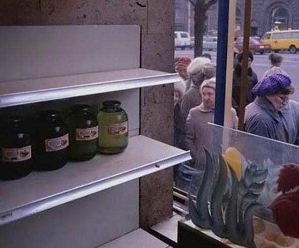 Фото: Березовый сок в магазинах СССР.