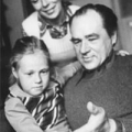 Г.Отс со своей третьей женой Илоной и дочерью Марианной