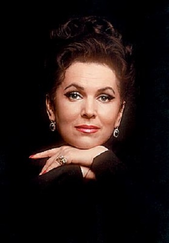 Фото: Портрет певицы Галины Вишневской, 1984 год