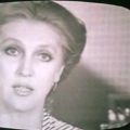 Элеонора Беляева -неизменная ведущая Музыкального киоска, 1977 год