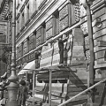 Укрытие фасадов памятников архитектуры блокадного Ленинграда, 1941 год