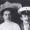 А.Макаренко с женой