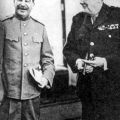 Сталин и Черчиль