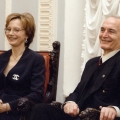 Ирина Купченко с мужем, Василием Лановым