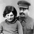 Светлана Аллилуева с отцом Иосифом Сталиным