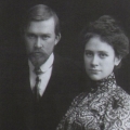 Борис кустодиев с женой