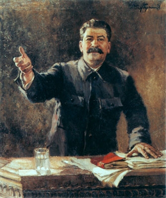 Фото: Александр Герасимов. Портрет Сталина.