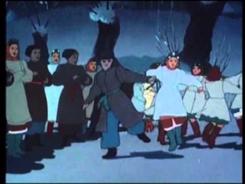 Фото: Советский мультфильм Ночь  перед Рождеством, 1951 год