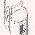 Дом архитектора Мельникова. Аксонометрия. 1927 год